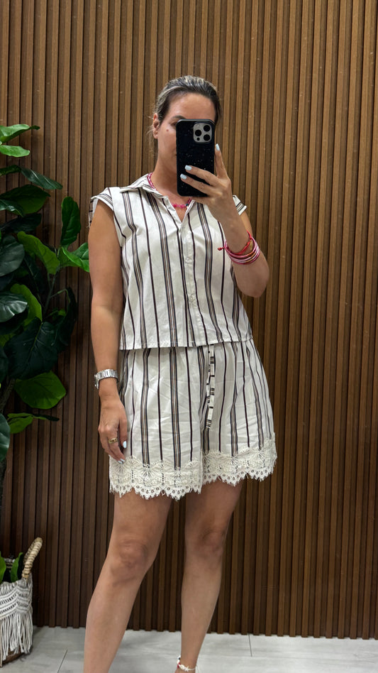 Vicky Striped set
