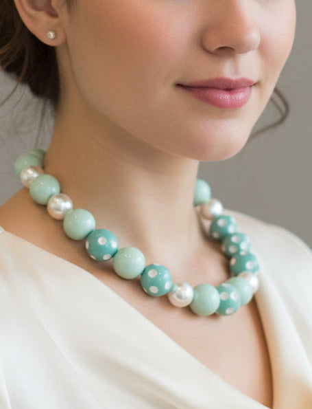 Blue necklace