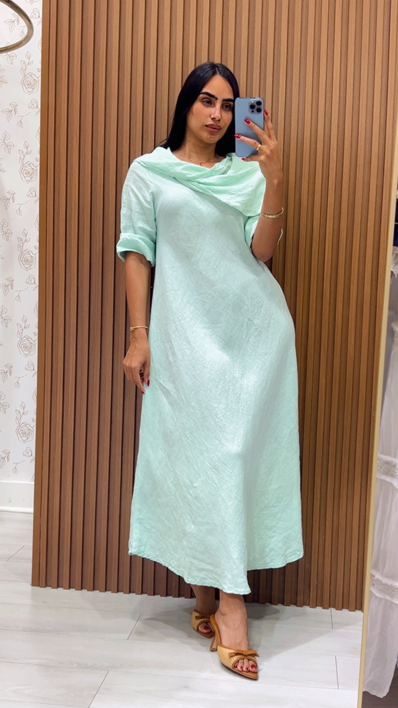Amalia Linen Dress