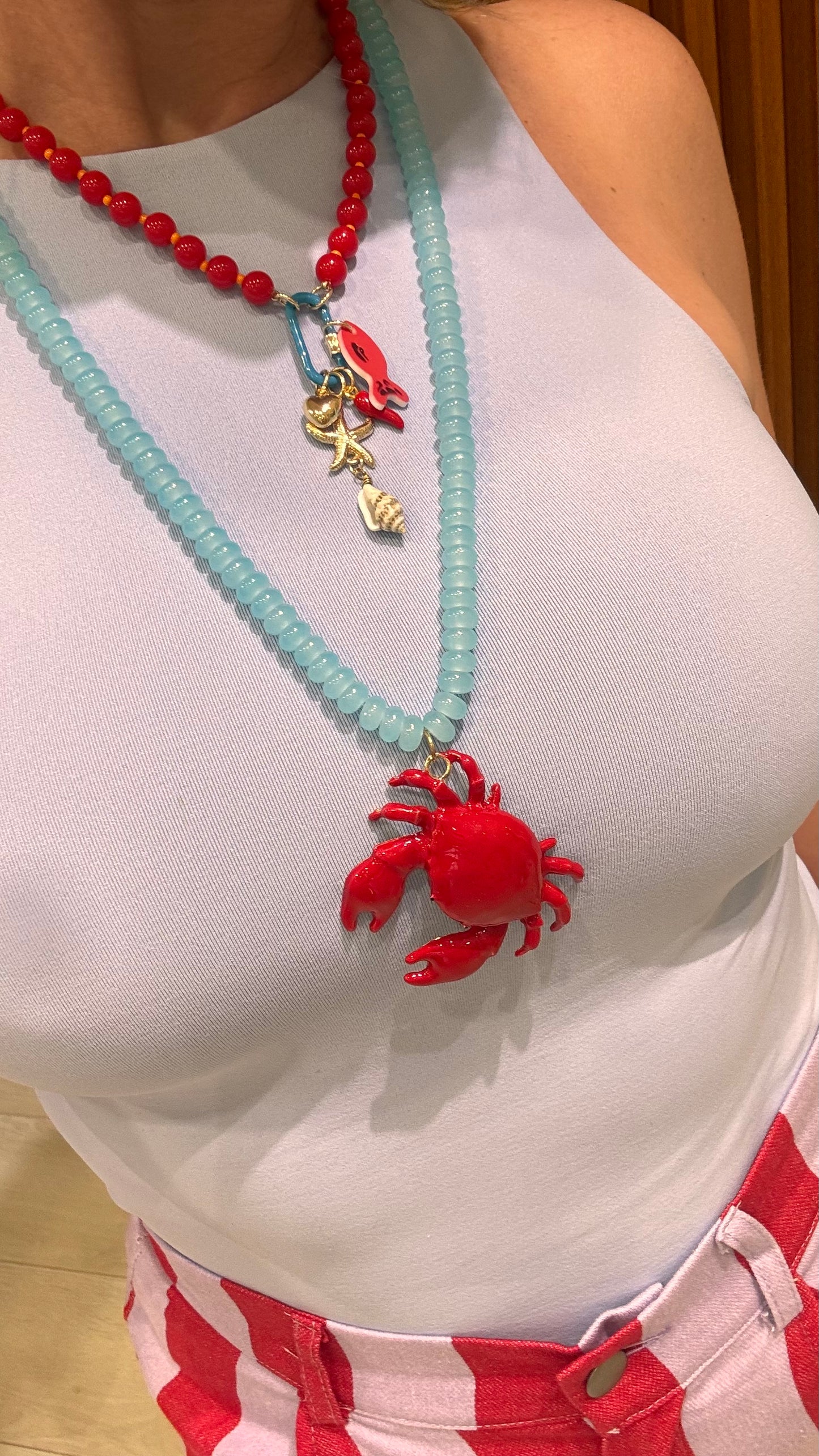 Crab Long Necklaces