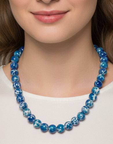 Blue  necklace