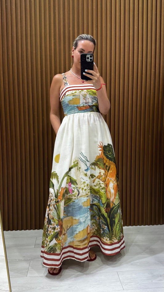 Tropical Volor Dress Dress
