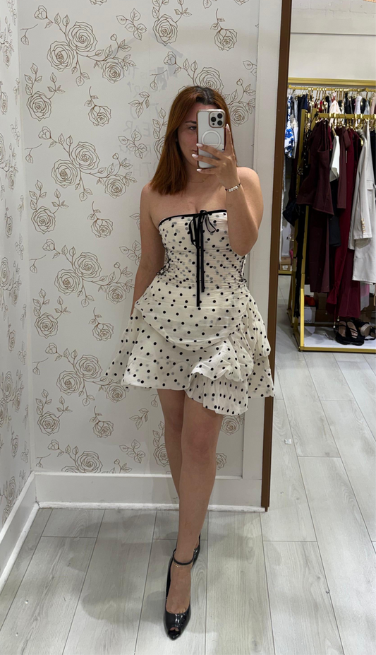 Polka Short Dress