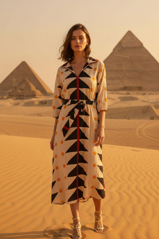 Étnico Long Dress