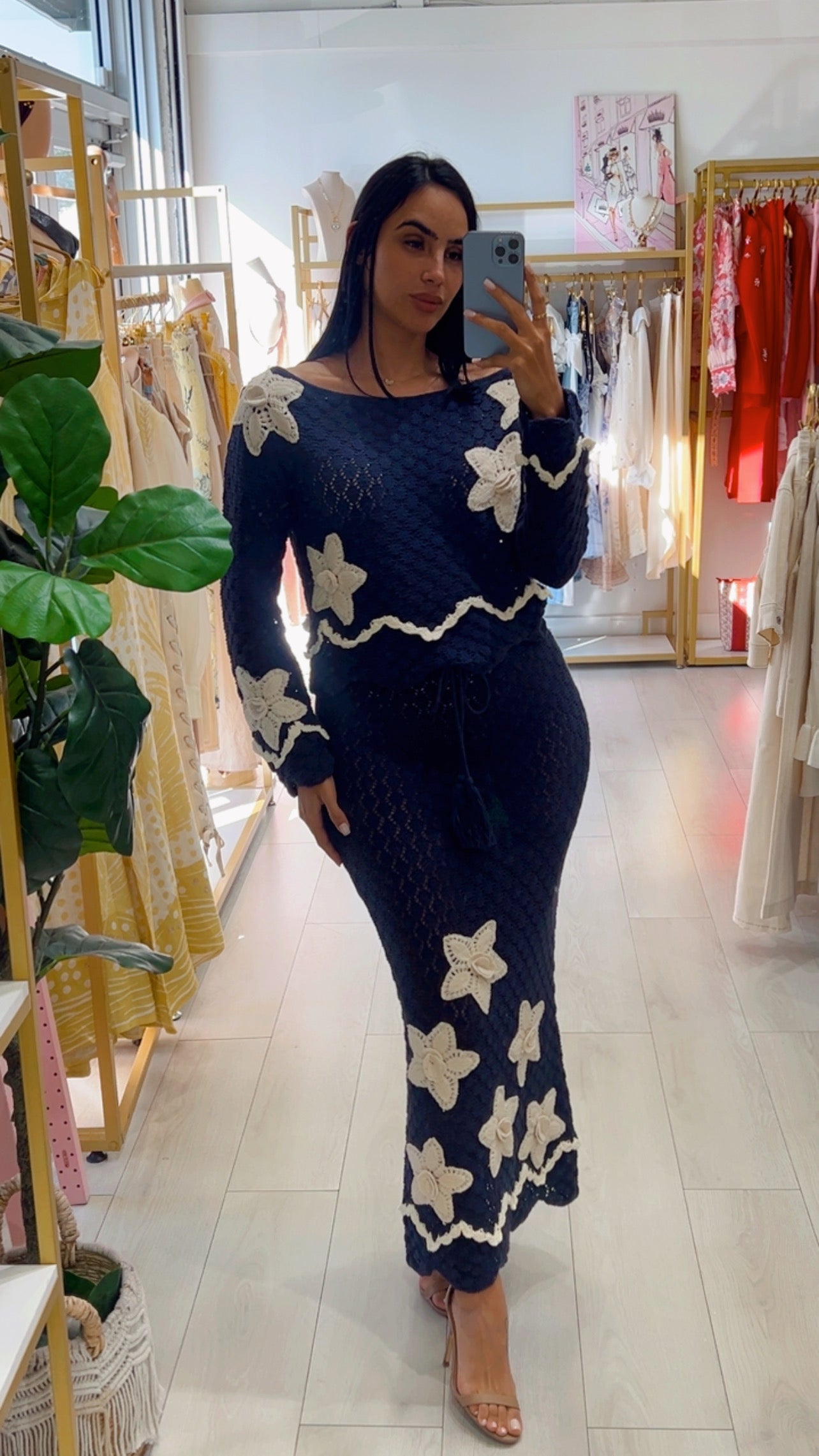 Lala Crochet Blue Set