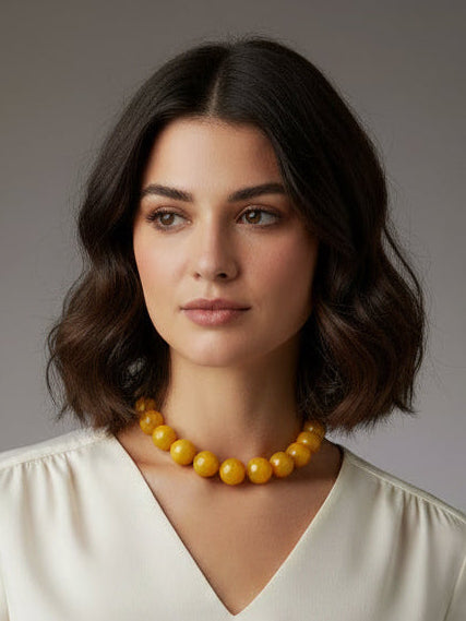 Yellow necklace