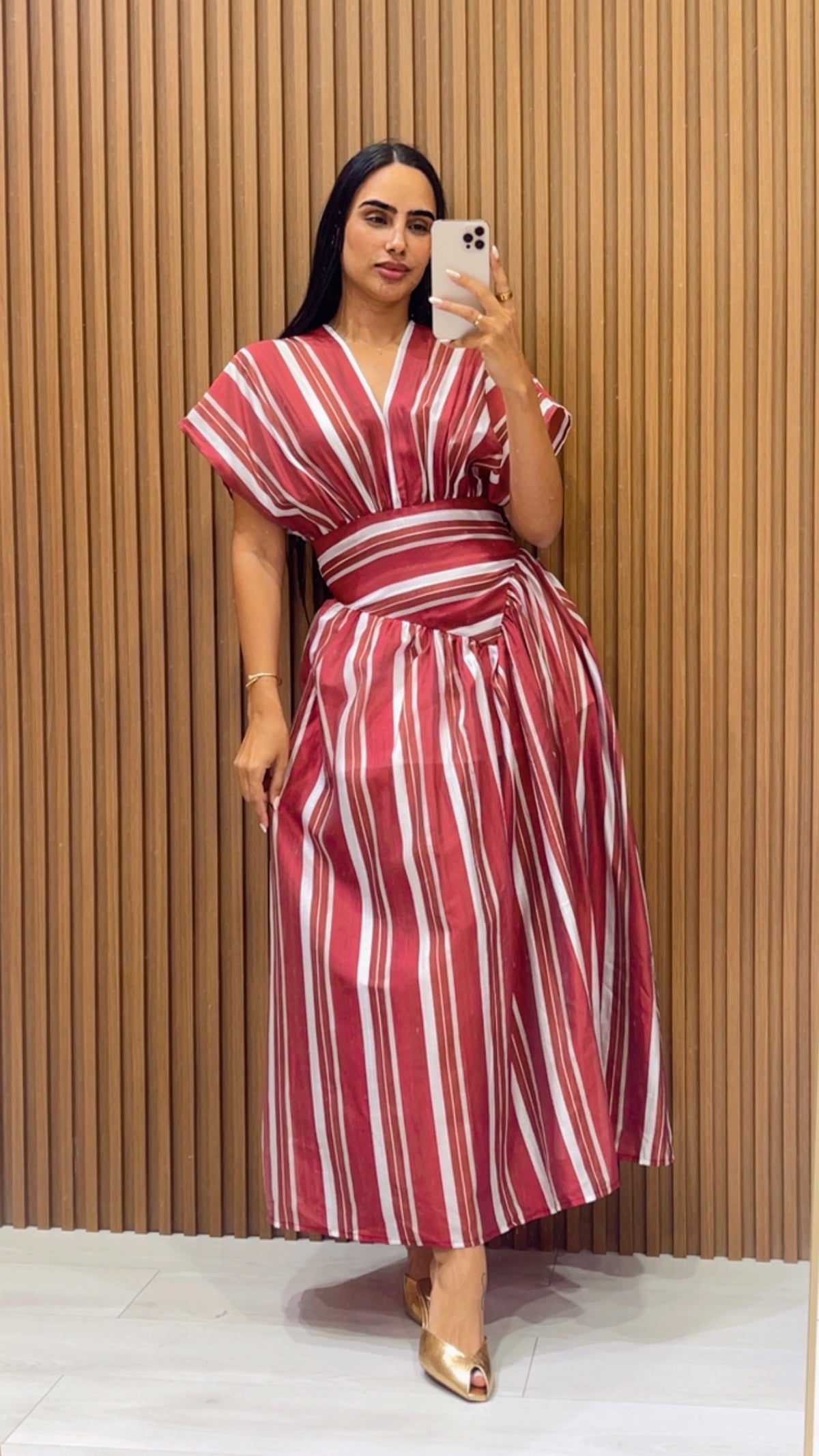 Claudia Stripe Dress