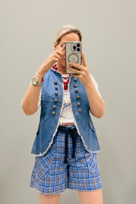 Napoleon Vest Denin Jacket