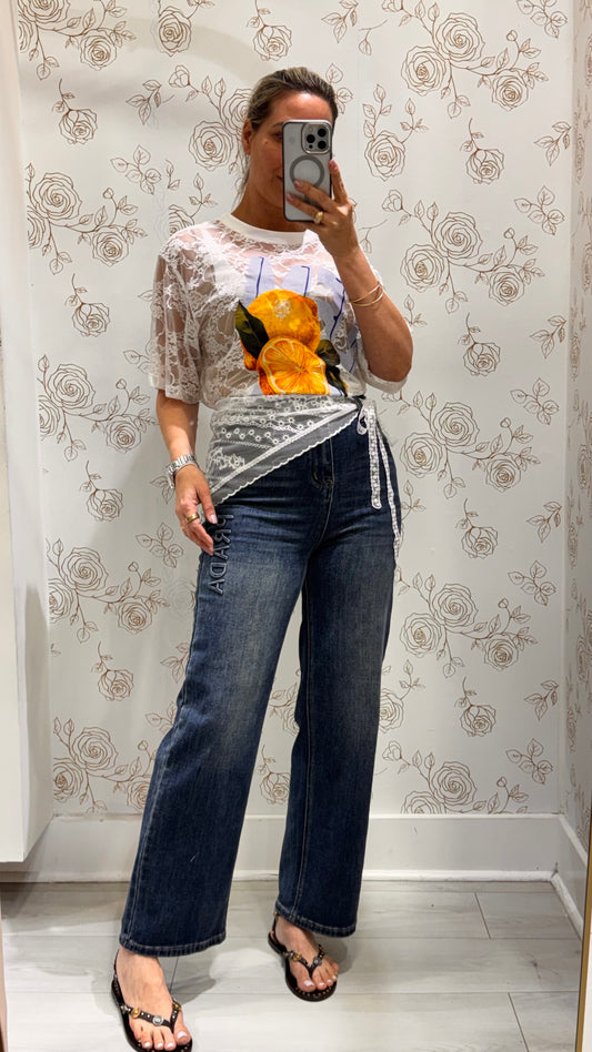 Lemoni Lace Top