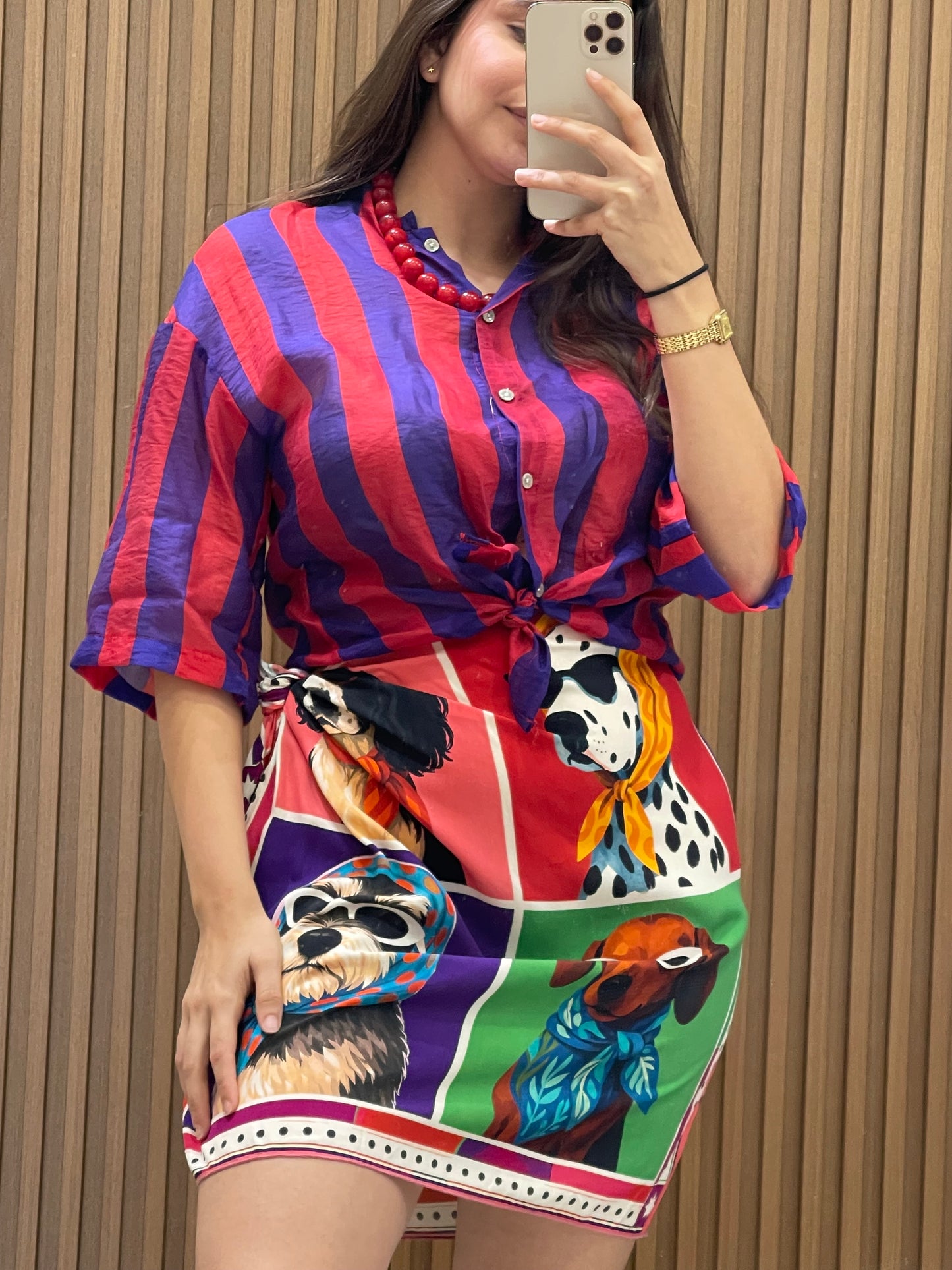 Natalia Striped Blouse