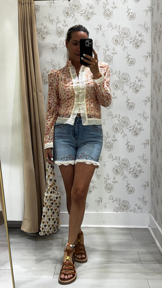 Paula Lace Blouse