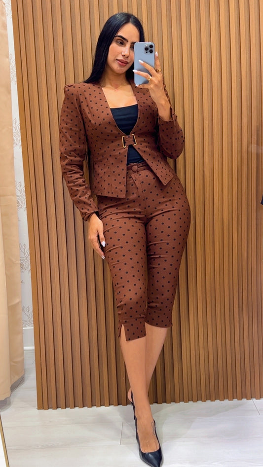 Polka  Capri Set