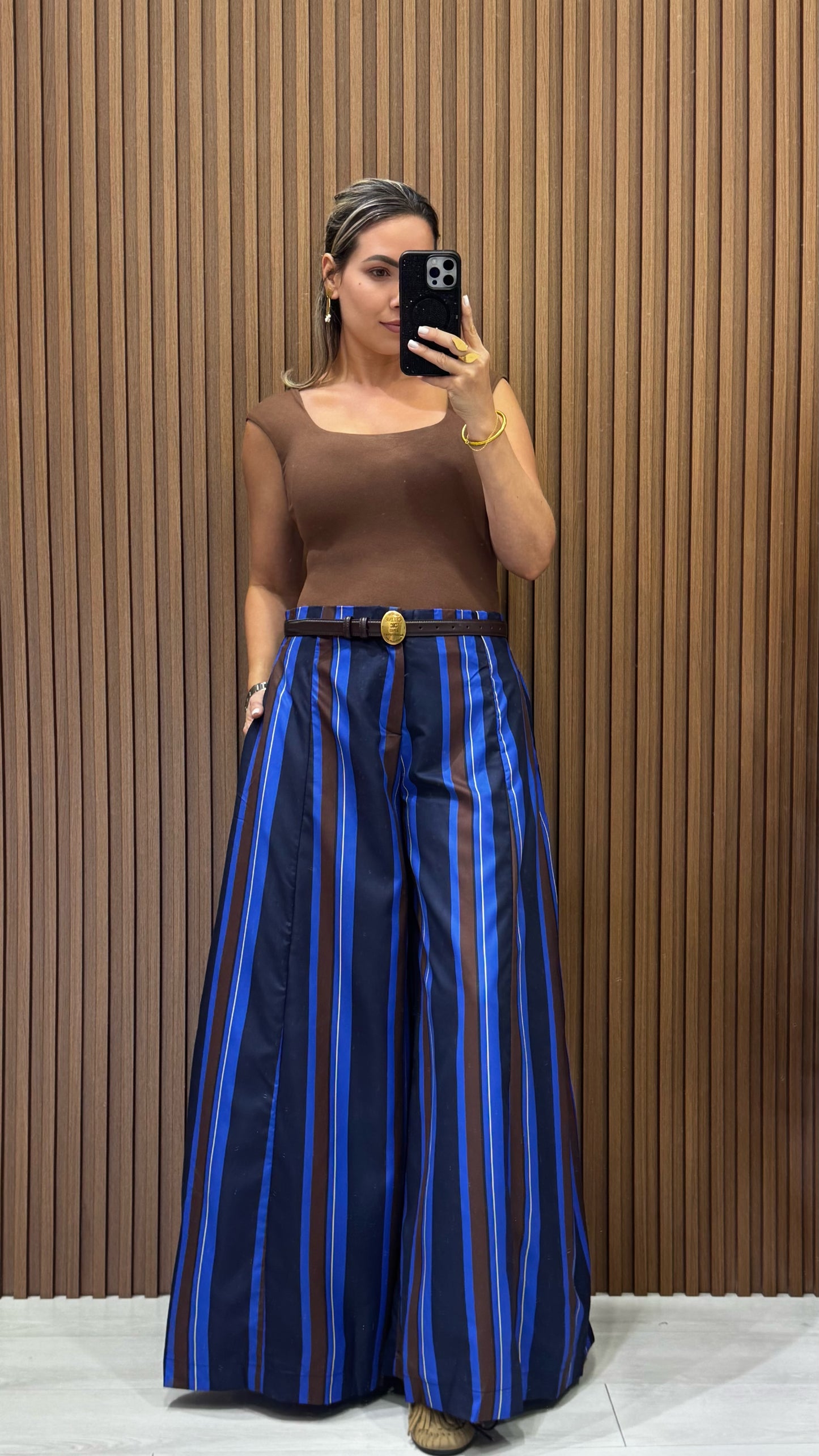 Stripe Palazo Pants