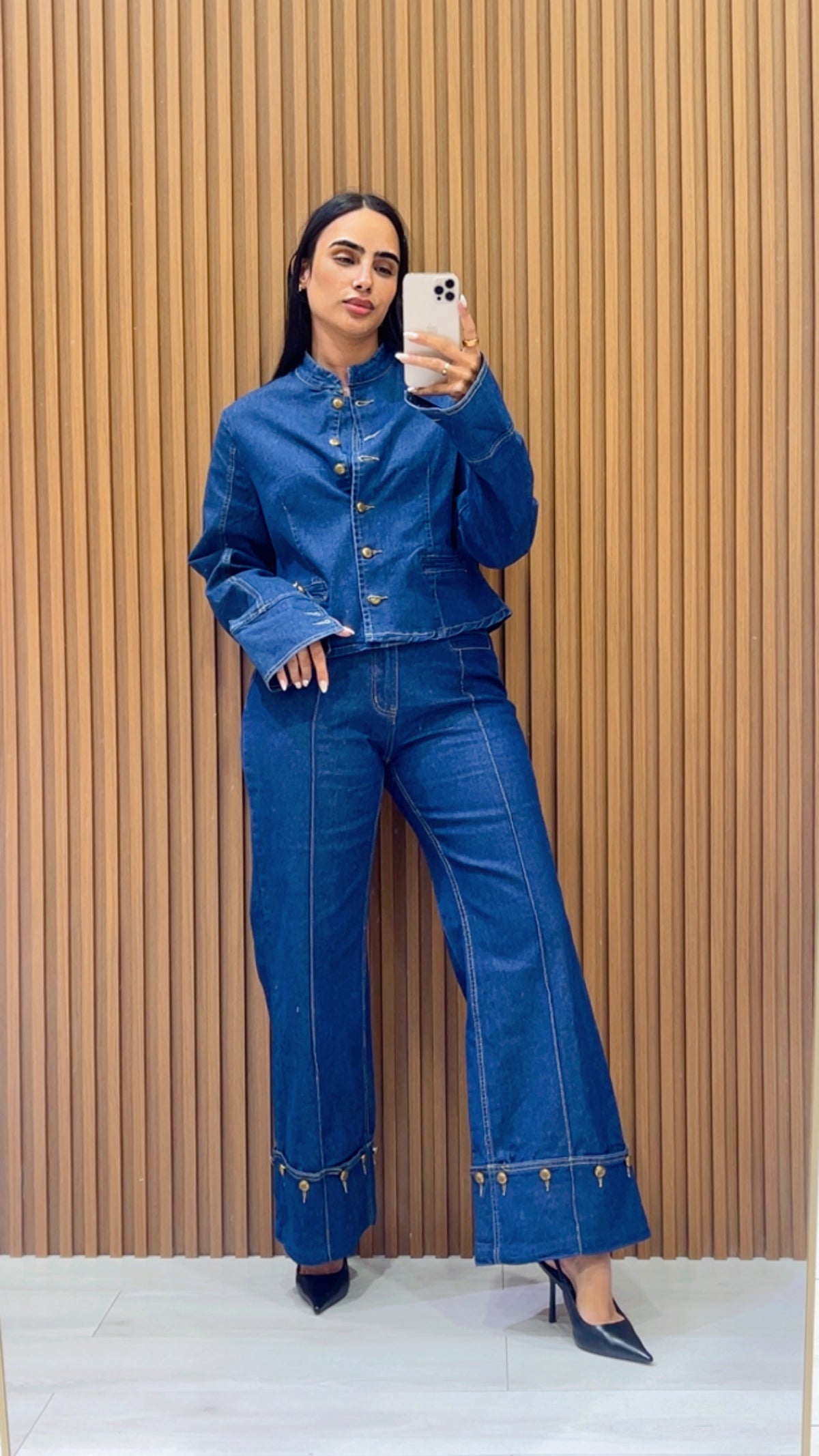 Leila Denim Set