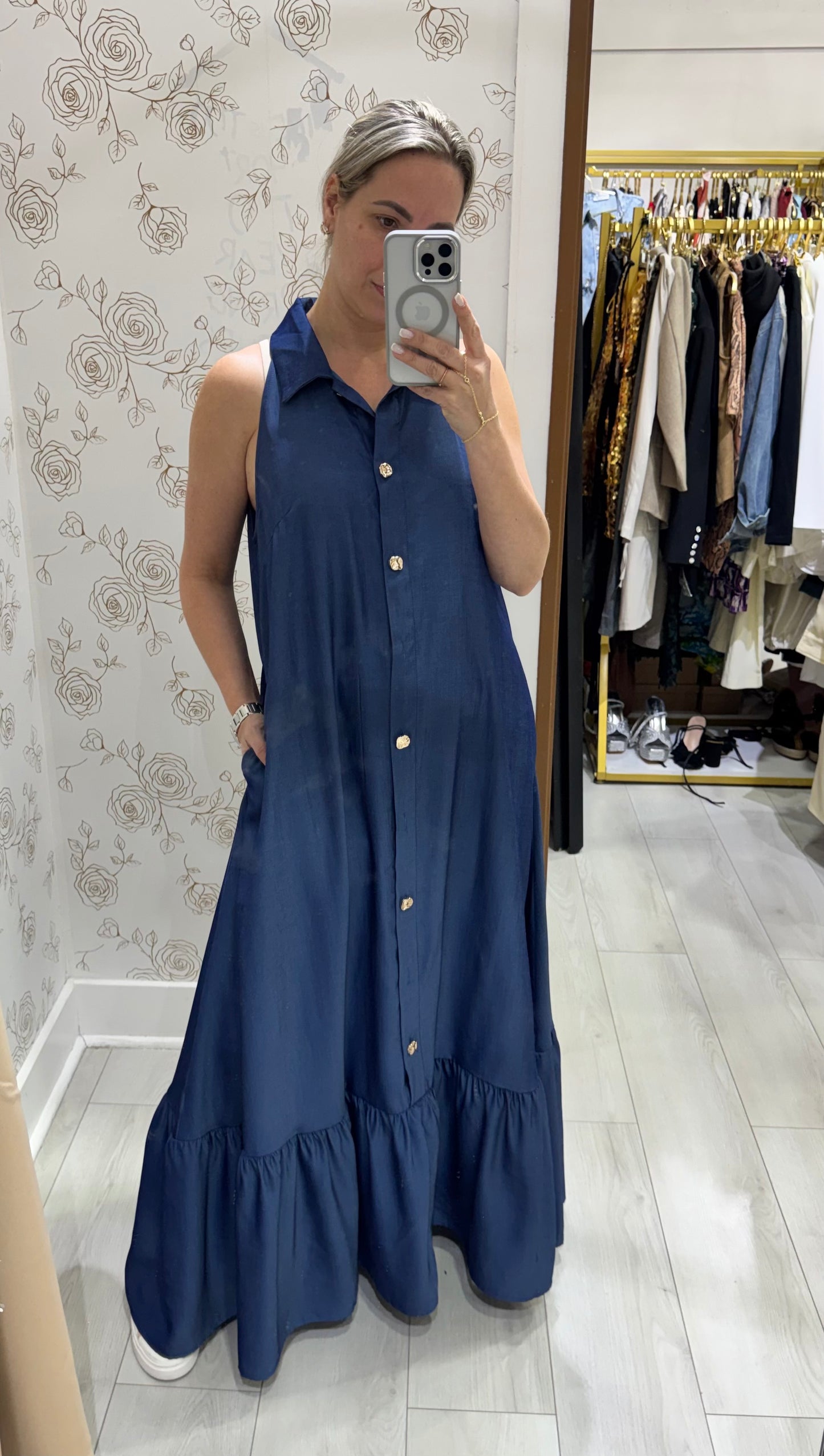 Denim Volante  Dress