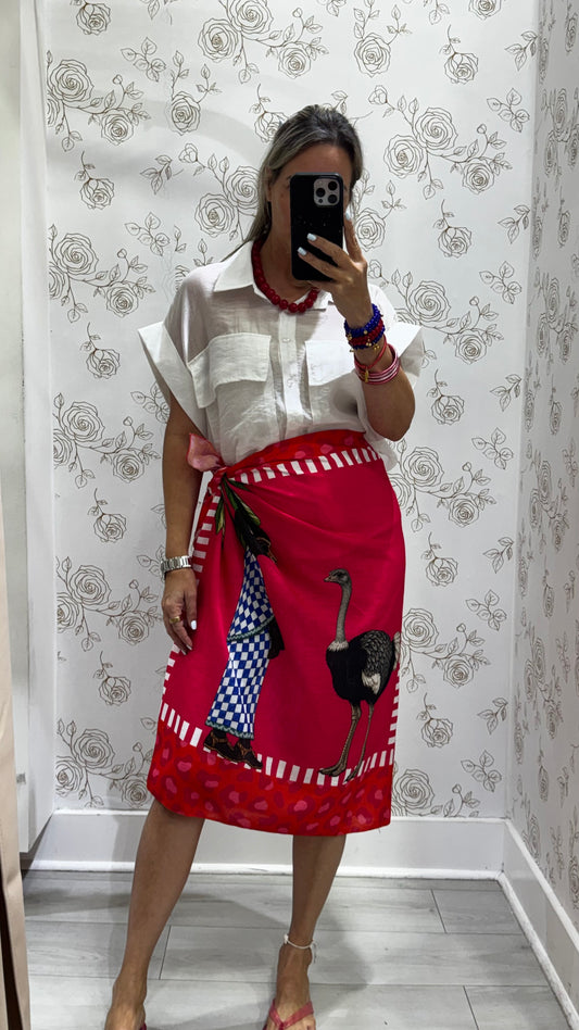 Jungle Color Pareo Skirt