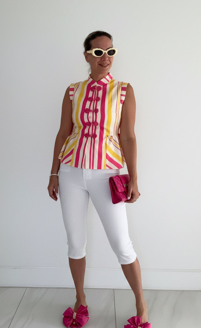Stripe Color Giana Blouse