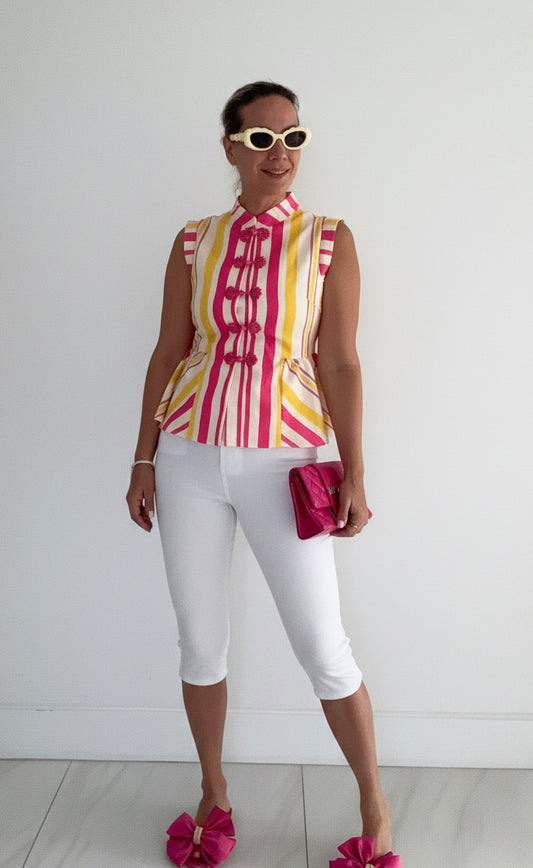 Stripe Color Giana Blouse