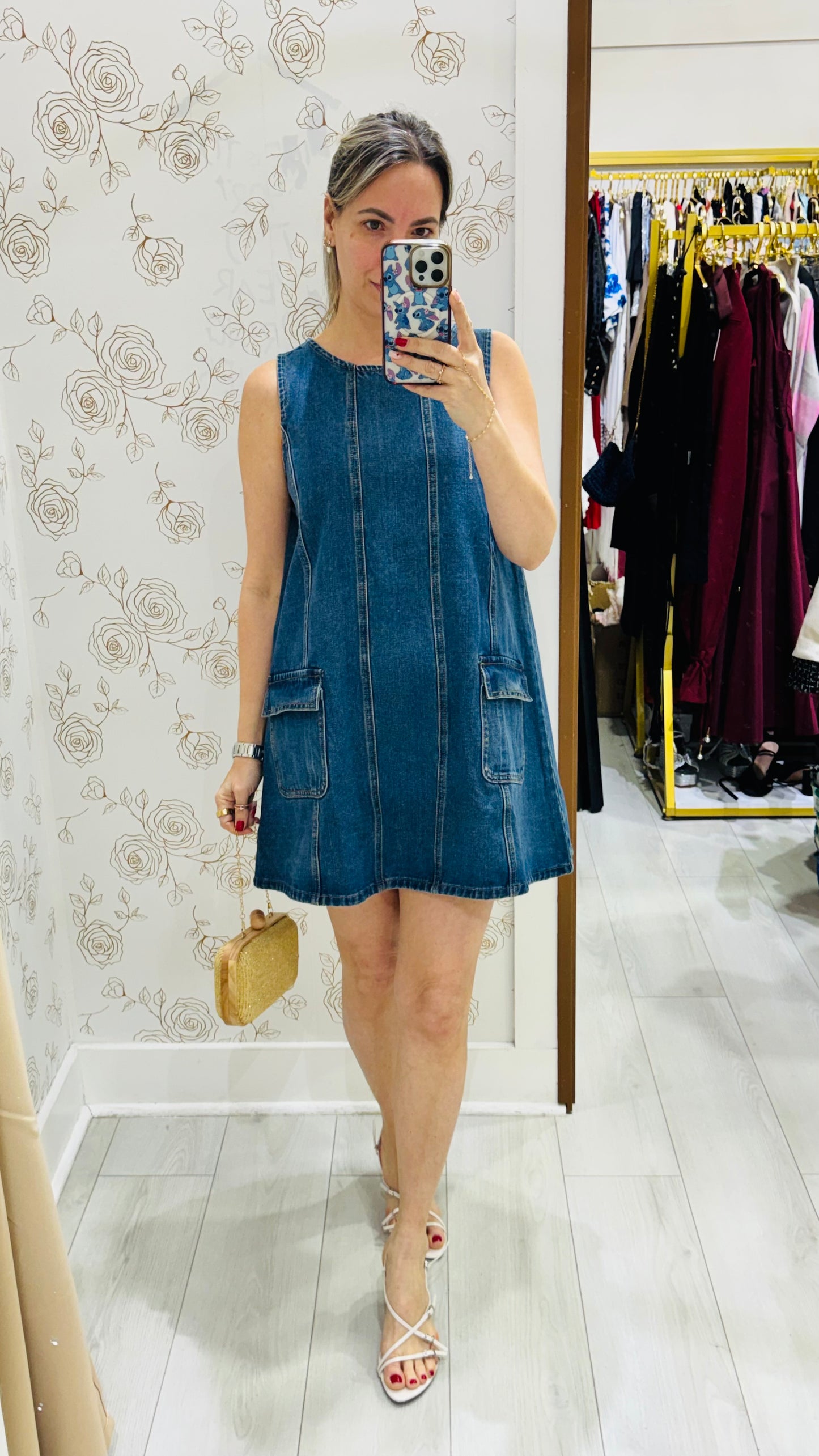 Cargo Denim  Dress