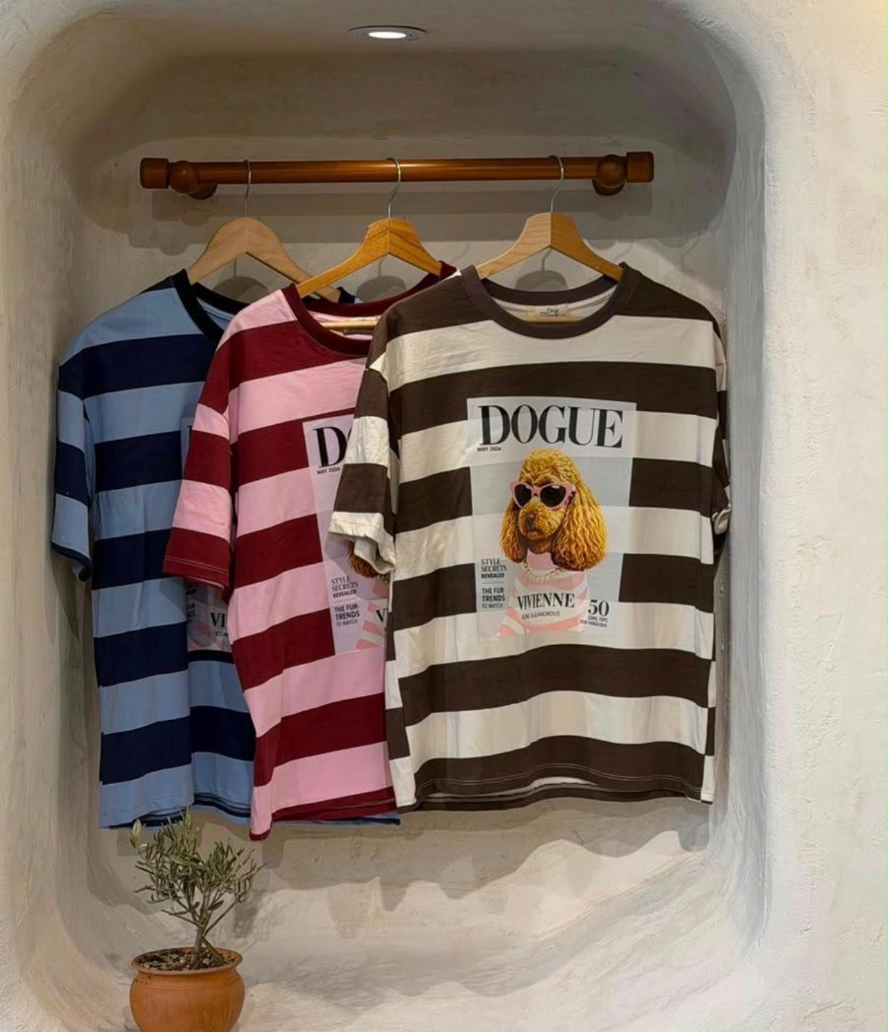 Dog Stripe T-Shirt