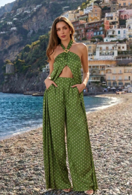 Tania Polka Jumpsuit